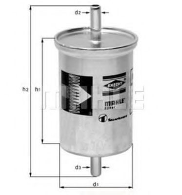 Imagine filtru combustibil MAHLE ORIGINAL KL 2