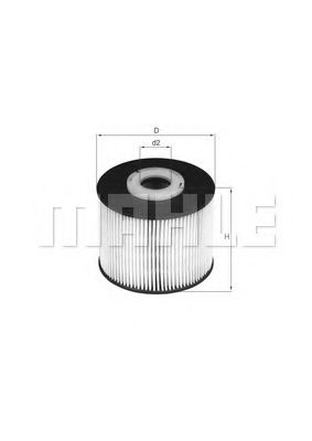 Imagine filtru combustibil MAHLE ORIGINAL KX 331D