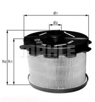 Imagine filtru combustibil MAHLE ORIGINAL KX 84D