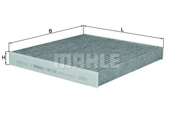 Imagine Filtru, aer habitaclu MAHLE ORIGINAL LAK 158