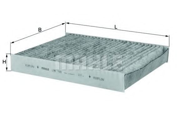 Imagine Filtru, aer habitaclu MAHLE ORIGINAL LAK 169