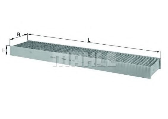 Imagine Filtru, aer habitaclu MAHLE ORIGINAL LAK 242