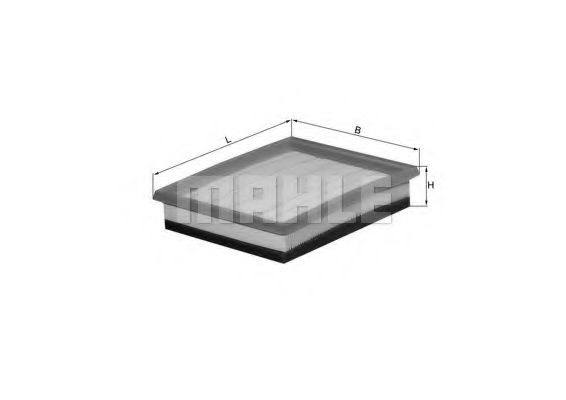 Imagine Filtru aer MAHLE ORIGINAL LX 1036/2