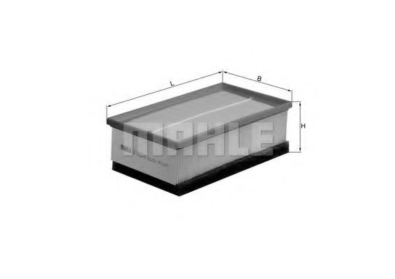 Imagine Filtru aer MAHLE ORIGINAL LX 1497/1