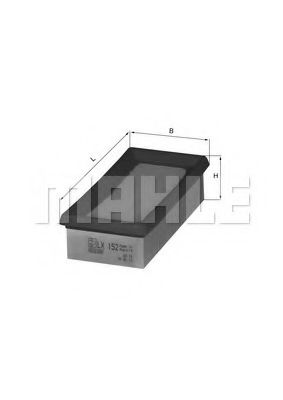 Imagine Filtru aer MAHLE ORIGINAL LX 152