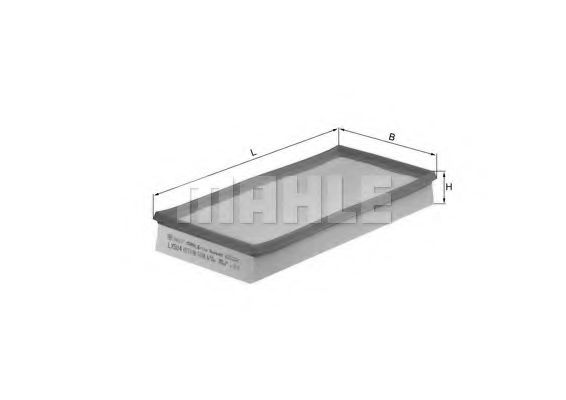 Imagine Filtru aer MAHLE ORIGINAL LX 504