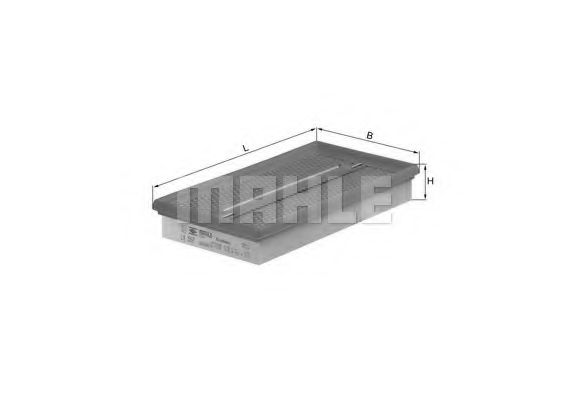 Imagine Filtru aer MAHLE ORIGINAL LX 557