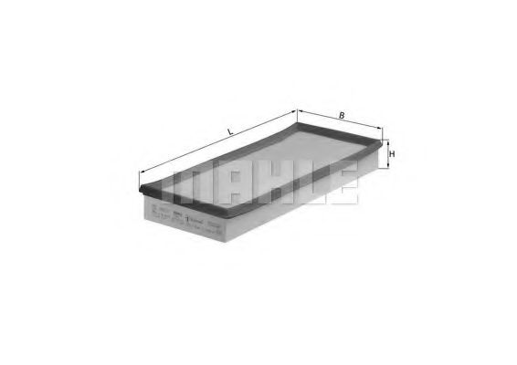 Imagine Filtru aer MAHLE ORIGINAL LX 662