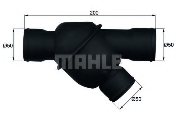 Imagine termostat,lichid racire MAHLE ORIGINAL TH 18 71