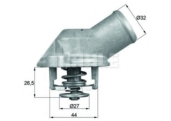 Imagine termostat,lichid racire MAHLE ORIGINAL TI 59 83