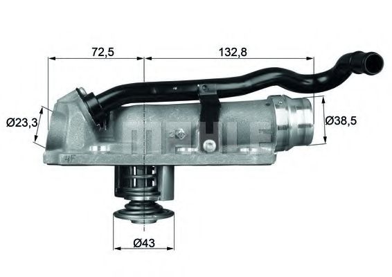 Termostat,lichid racire MAHLE ORIGINAL TM 9 105
