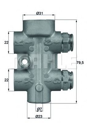 Imagine termostat,racire ulei MAHLE ORIGINAL TO 8 80