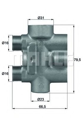 Imagine termostat,racire ulei MAHLE ORIGINAL TO 9 75