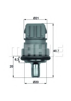 Imagine senzor,temperatura lichid de racire MAHLE ORIGINAL TSE 1D