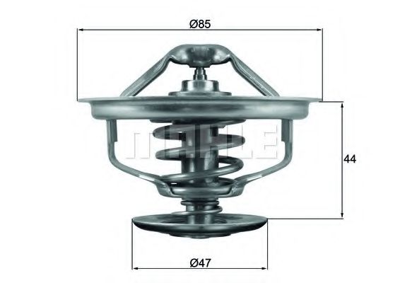 Imagine termostat,lichid racire MAHLE ORIGINAL TX 127 83D