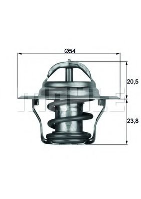 Imagine termostat,lichid racire MAHLE ORIGINAL TX 14 80D