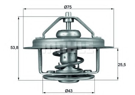 Imagine termostat,lichid racire MAHLE ORIGINAL TX 16 79