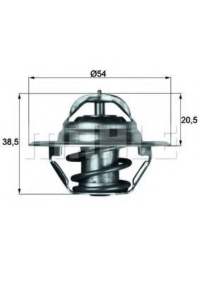 Imagine termostat,lichid racire MAHLE ORIGINAL TX 3 87D