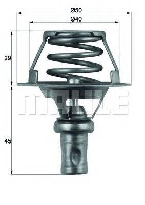 Imagine termostat,lichid racire MAHLE ORIGINAL TX 66 86D