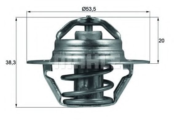 Imagine termostat,lichid racire MAHLE ORIGINAL TX 88 88D