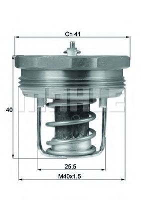 Imagine termostat,lichid racire MAHLE ORIGINAL TX 89 83