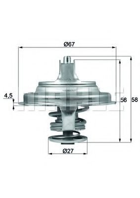 Imagine termostat,lichid racire MAHLE ORIGINAL TX 97 79D