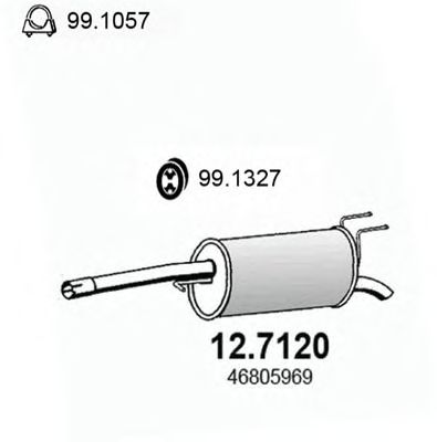 Imagine Toba esapament finala ASSO 12.7120