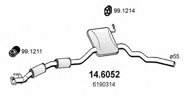 Toba esapamet intermediara ASSO 14.6052 #1