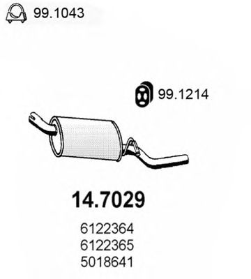 Imagine Toba esapament finala ASSO 14.7029