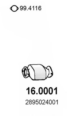 Catalizator ASSO 16.0001