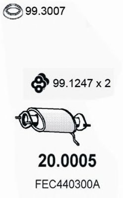 Catalizator ASSO 20.0005