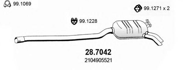 Toba esapament finala ASSO 28.7042 #1