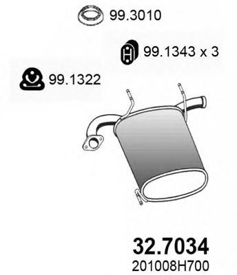 Imagine Toba esapament finala ASSO 32.7034