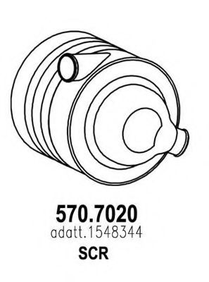 Imagine Filtru funingine/particule, sist.de esapament ASSO 570.7020