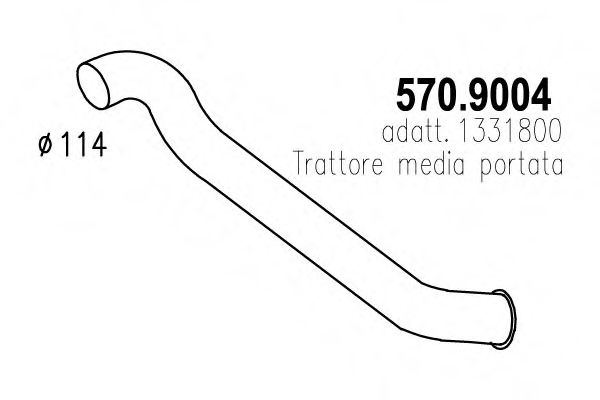 Imagine Racord evacuare ASSO 570.9004