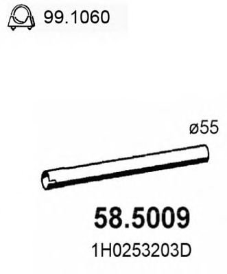 Racord evacuare ASSO 58.5009