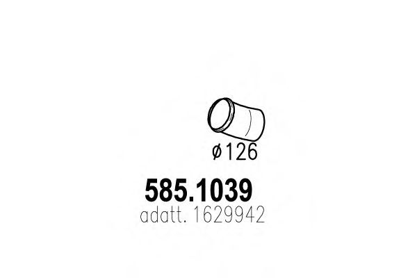 Imagine Racord evacuare ASSO 585.1039