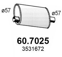 Imagine Toba esapament finala ASSO 60.7025