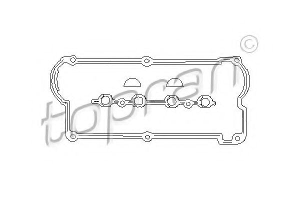 Imagine Set garnituri, Capac supape TOPRAN 100 271