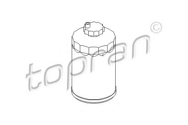 Imagine filtru combustibil TOPRAN 101 460