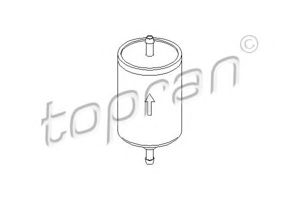 Imagine filtru combustibil TOPRAN 103 023