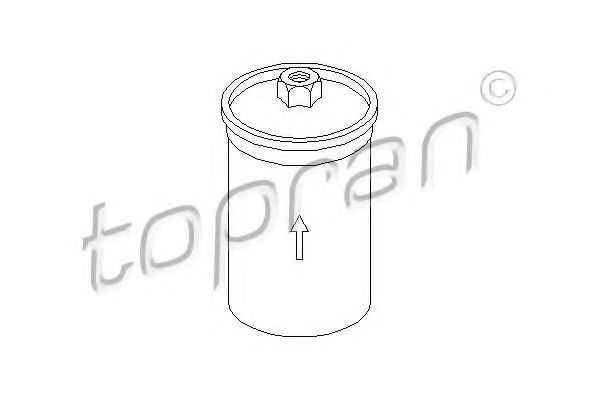 Imagine filtru combustibil TOPRAN 104 276