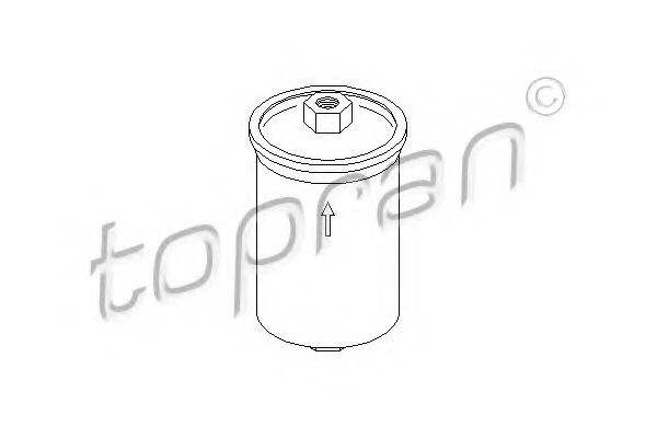 Imagine filtru combustibil TOPRAN 104 393