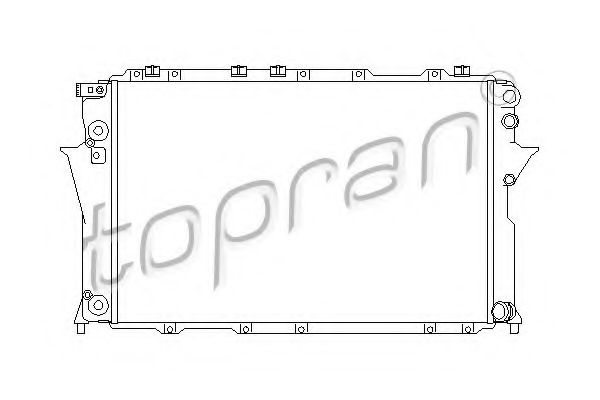 Imagine Radiator, racire motor TOPRAN 105 743