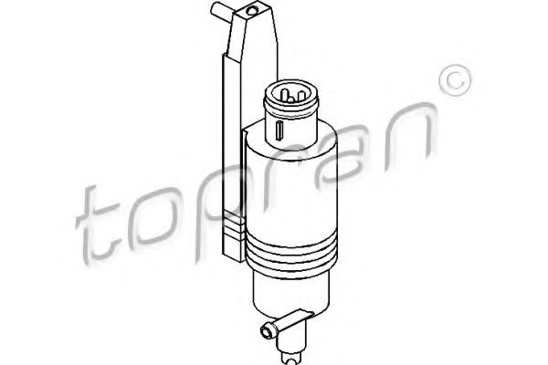 Imagine pompa de apa,spalare parbriz TOPRAN 107 282