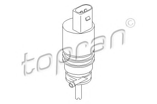 Imagine pompa de apa,spalare parbriz TOPRAN 107 818