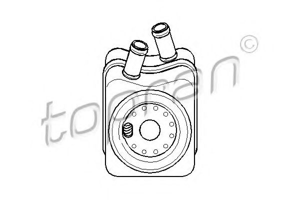 Imagine Radiator ulei, ulei motor TOPRAN 108 907