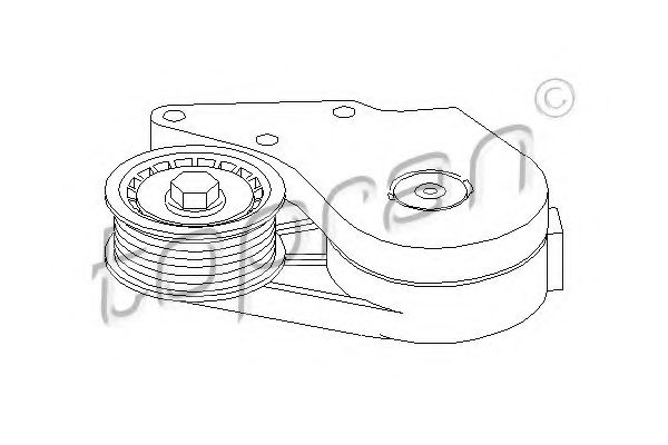 Imagine Intinzator curea, curea distributie TOPRAN 109 169