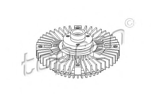 Imagine Cupla, ventilator radiator TOPRAN 109 607