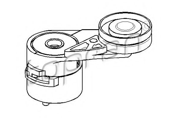 Imagine Intinzator curea, curea distributie TOPRAN 109 803